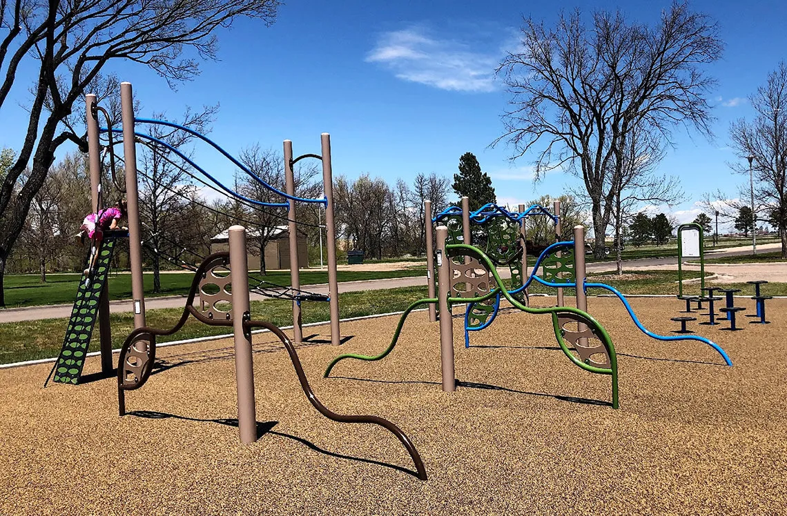 Lions Park fitness equipment
